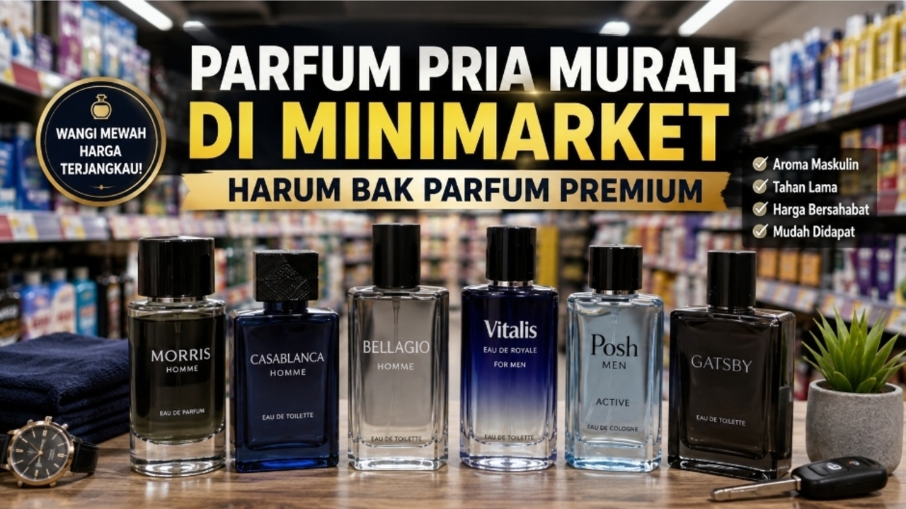 7 Parfum Pria Minimarket Tahan Lama yang Wajib Dicoba