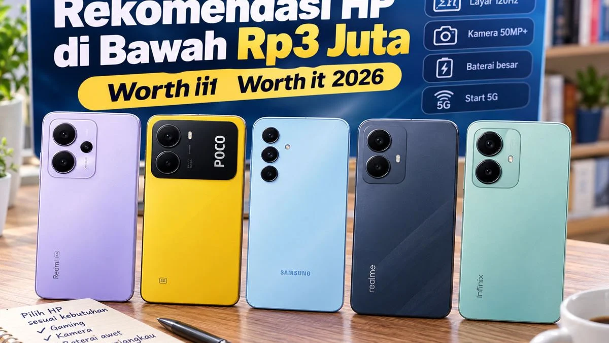 Smartphone Terbaik di Bawah Rp3 Juta dengan Layar AMOLED dan Baterai Awet