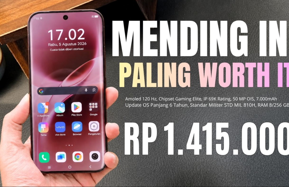 10 Ponsel Android Sejutaan Terbaik dengan Layar 120Hz