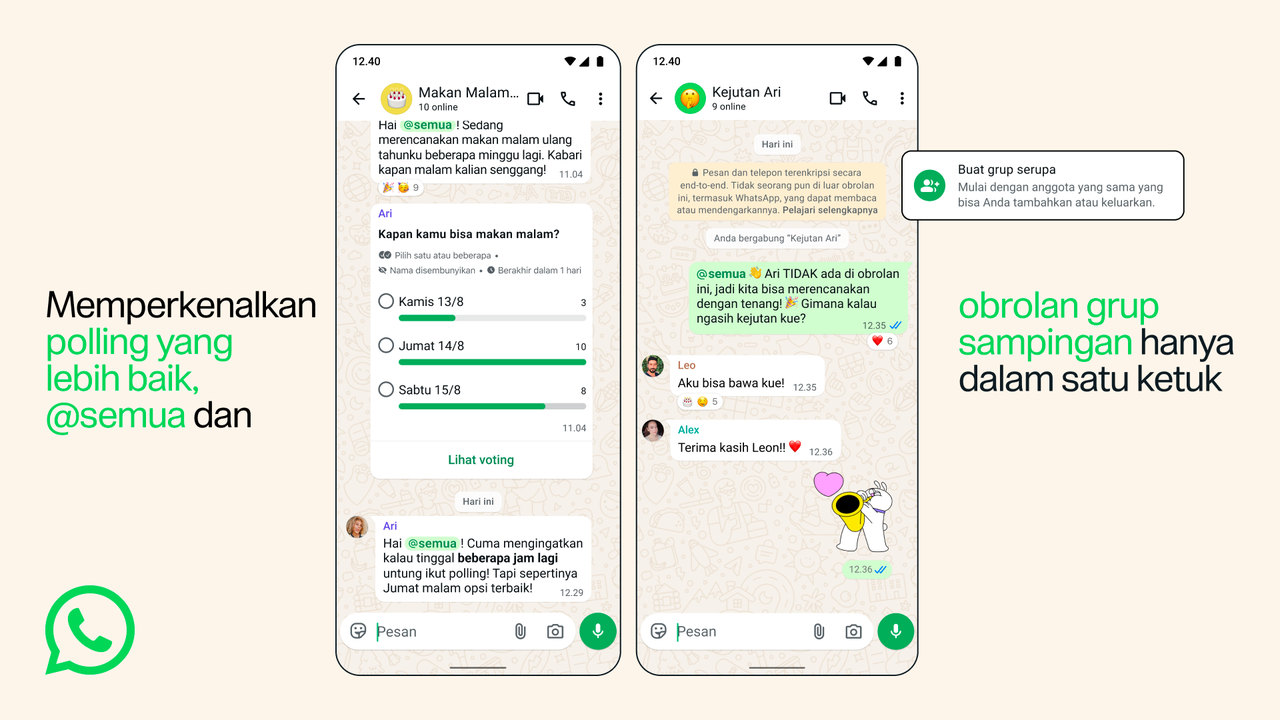 Polling Anonim WhatsApp: Cara Baru Mengatur Voting di Grup