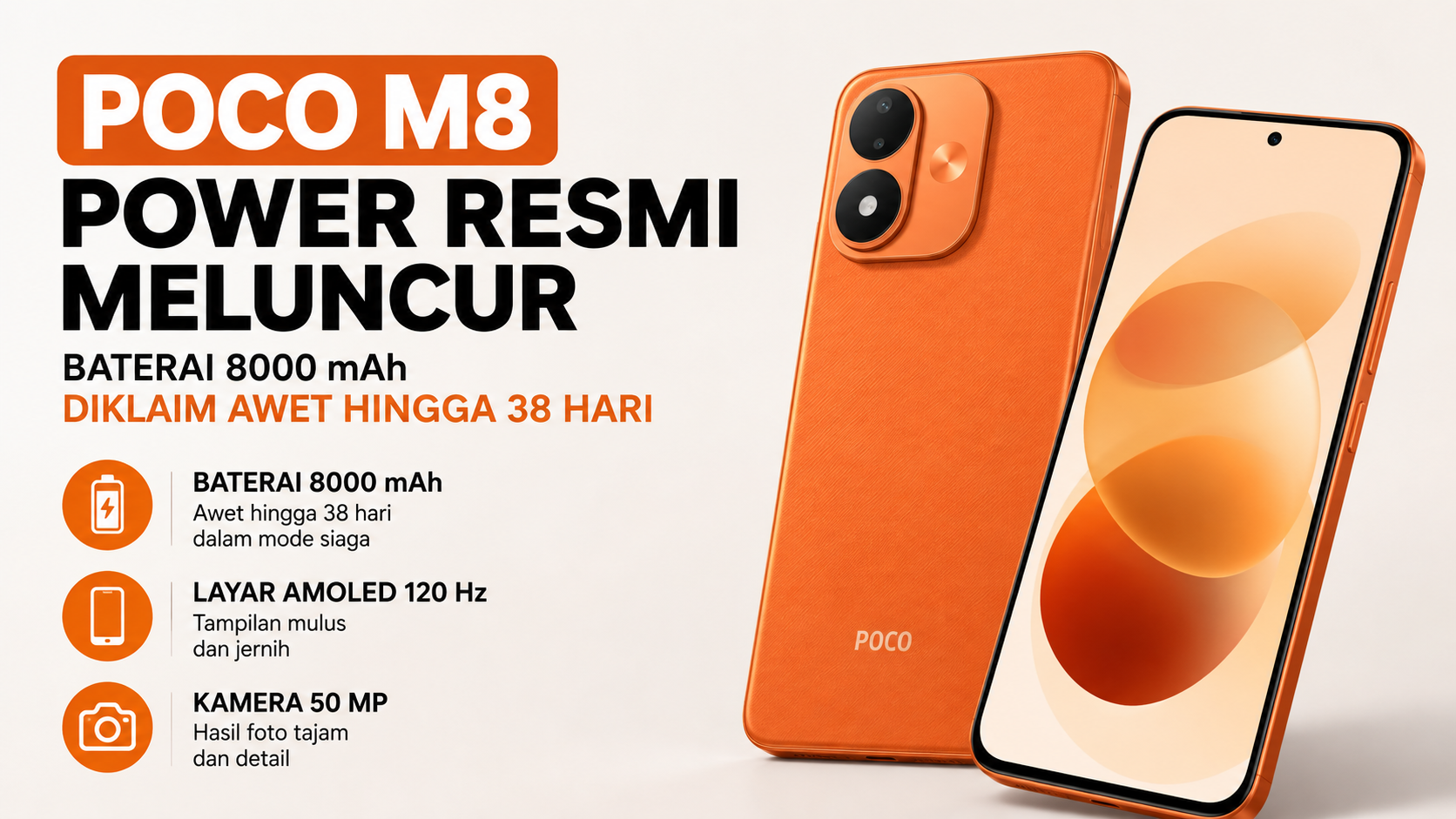 Poco M8 Power vs Oppo A7 Pro Max: Duel Baterai Jumbo