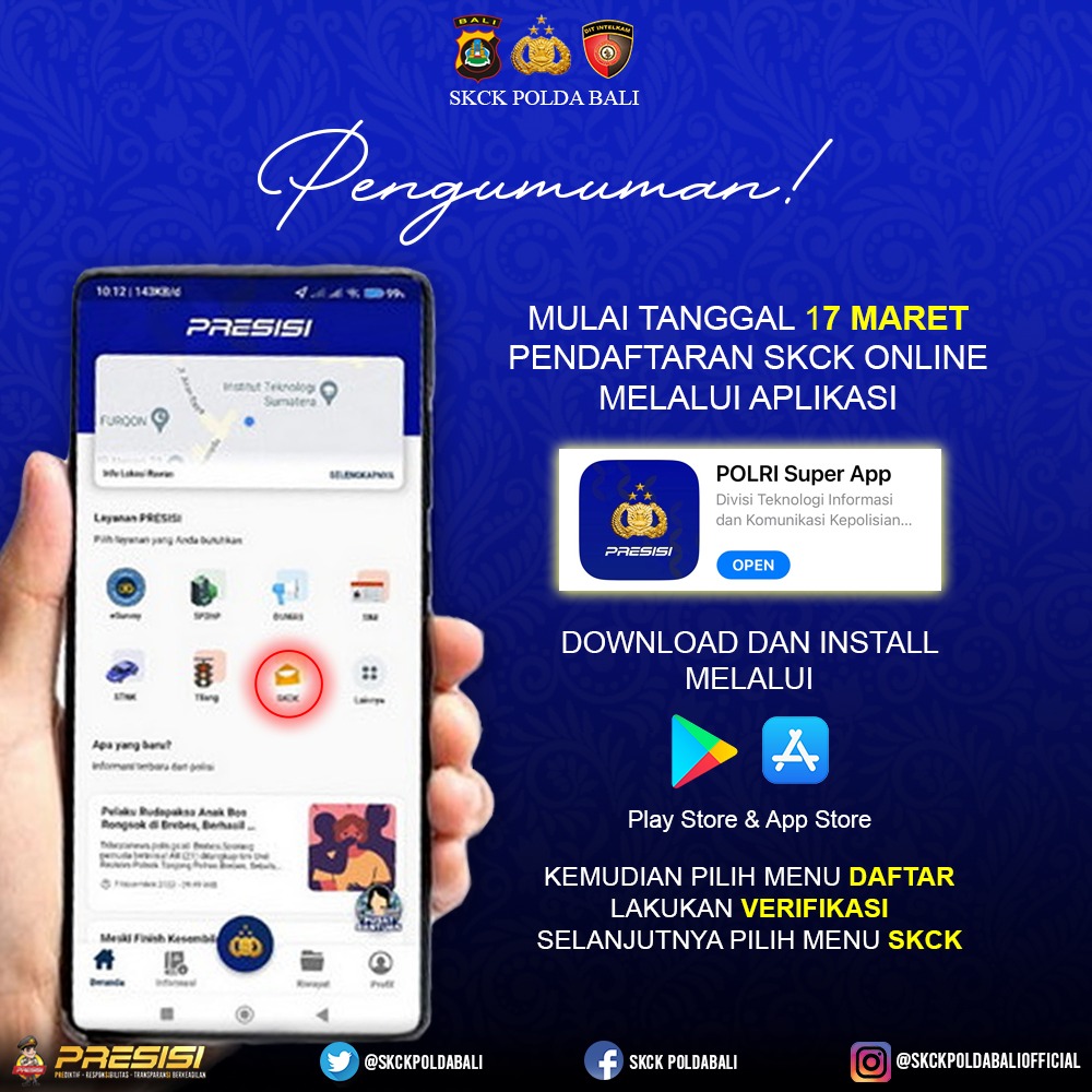 Cara Membuat SKCK Online dan Mengaktifkan SIM Digital di HP