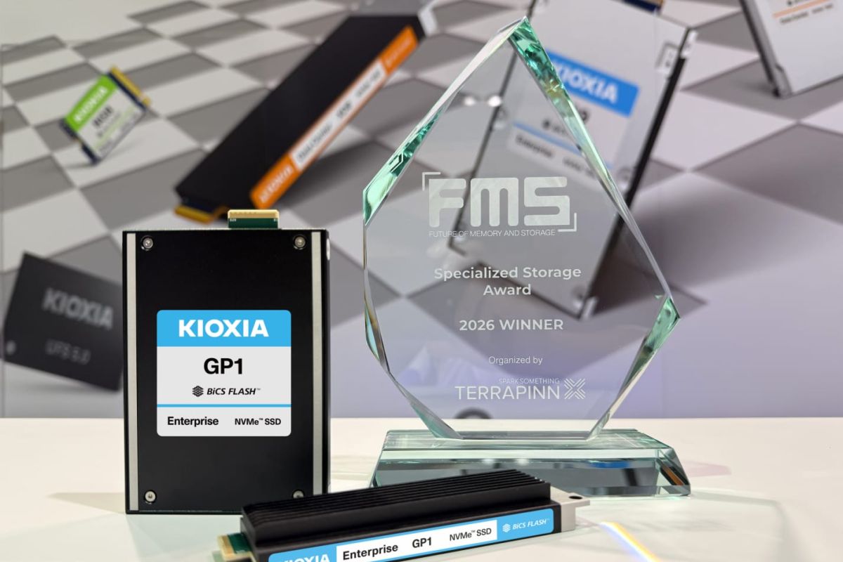 SSD PCIe 6.0 Kioxia dengan 332-Layer Flash Siap Mengubah Penyimpanan AI