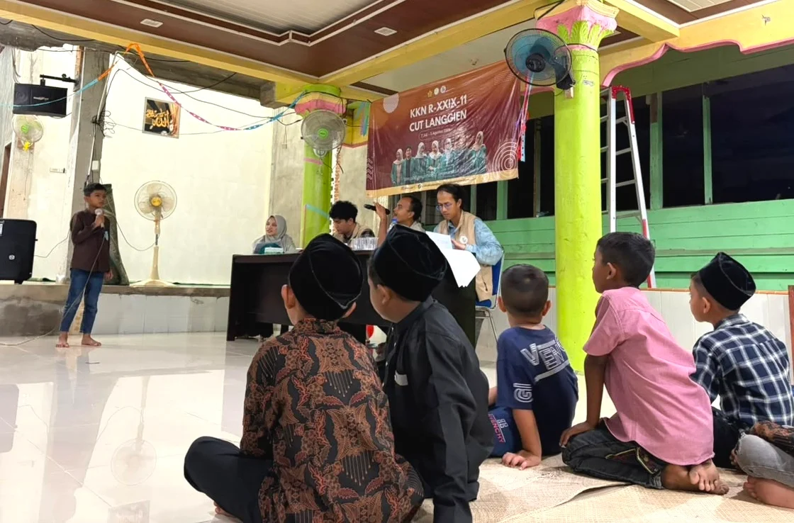 Mahasiswa KKN Ciptakan Festival Anak Sholeh di Gampong Cut Langien