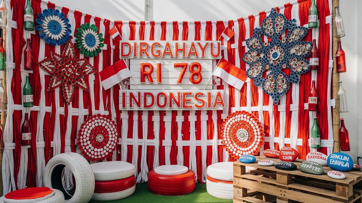 15 Ide Photo Booth Kemerdekaan dari Barang Bekas Bersama Anak