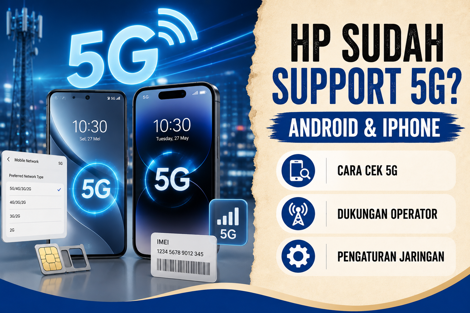 Cara Mudah Cek Apakah Ponsel Anda Sudah Mendukung 5G