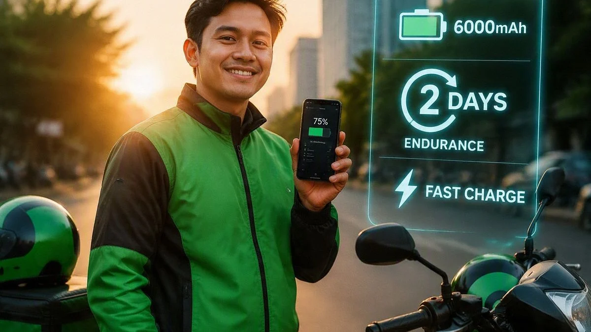 5 Ponsel Baterai 10.000 mAh Tahan 3 Hari untuk Pembeli Hemat