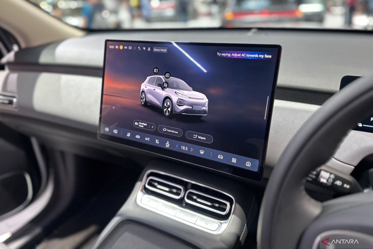 Head Unit 14,6 Inci Changan Nevo Q05: Kendali Cerdas di Kabin