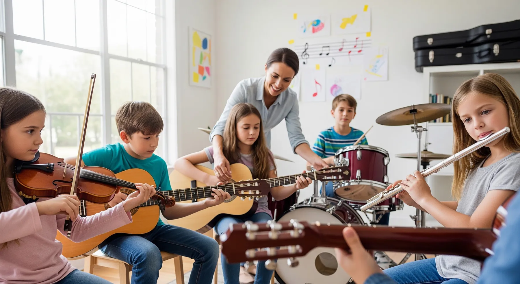 Belajar Alat Musik Sejak Dini: Mesin Disiplin Positif di Otak Anak