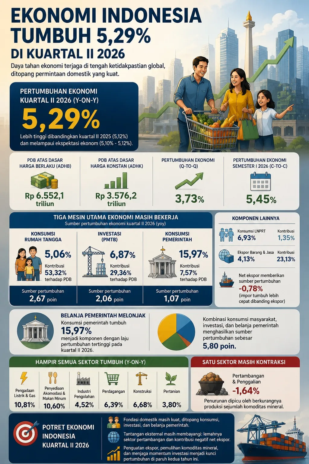 Pertumbuhan 5,29%: Sinyal Momentum Mulai Melambat