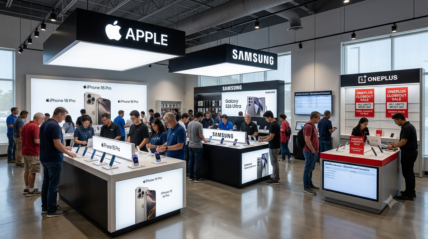 Dominasi Apple dan Samsung Menguat Saat OnePlus Mundur