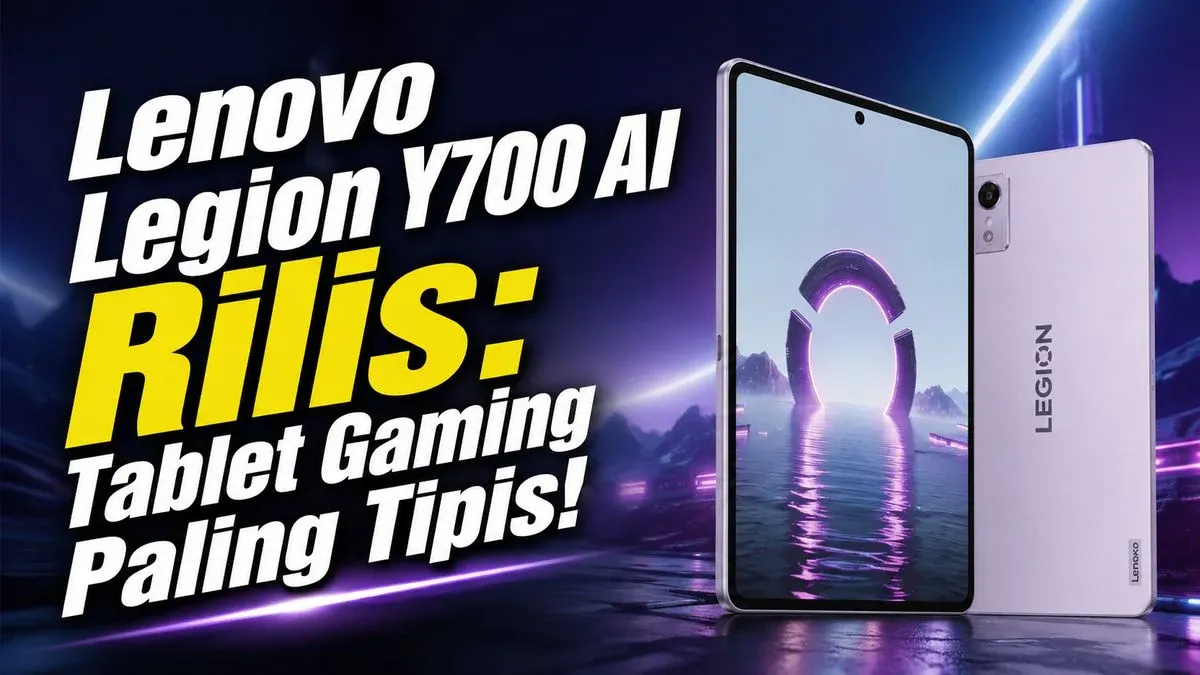 Lenovo Legion Y700 Infinity: Tablet Gaming Tipis yang Serius