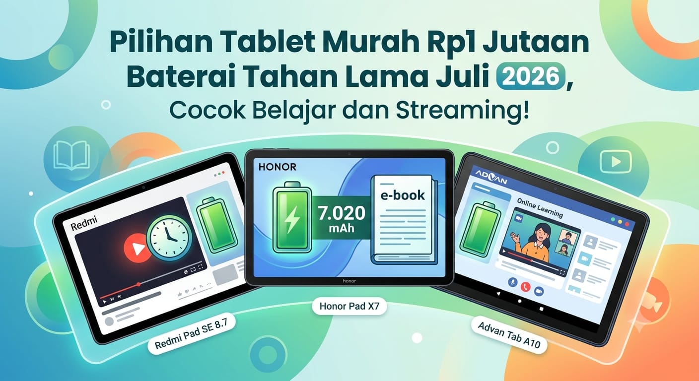 Tablet Rp1 Jutaan Terbaik: Spesifikasi Tangguh untuk Kerja dan Belajar