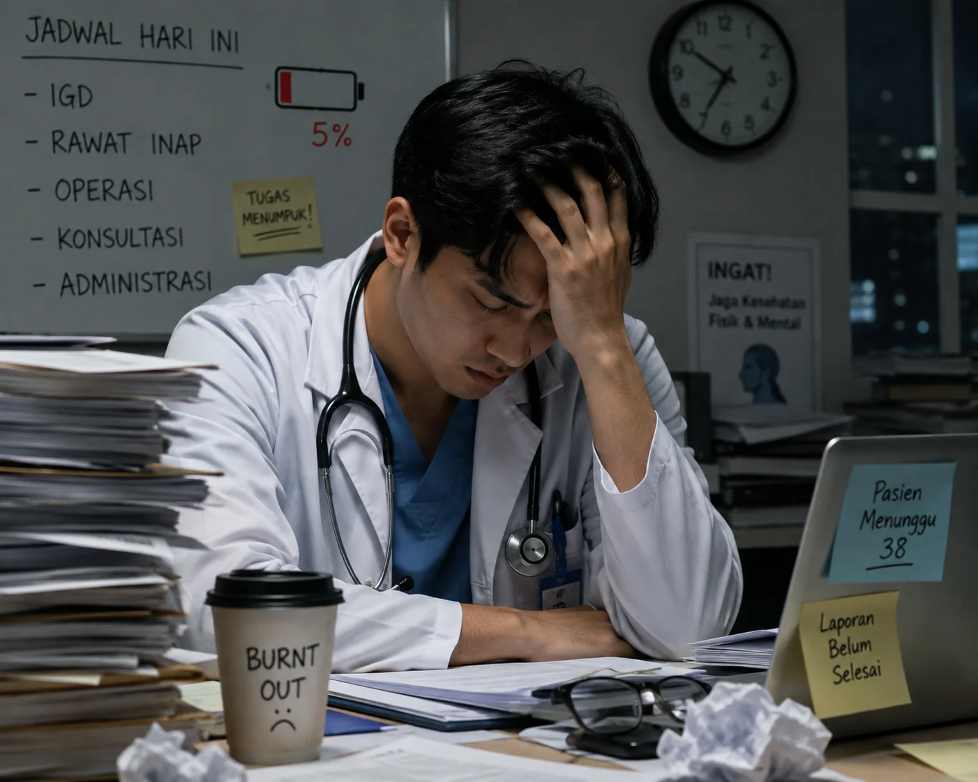 Burnout Tenaga Medis Bukan Tameng: Etika Tetap Wajib