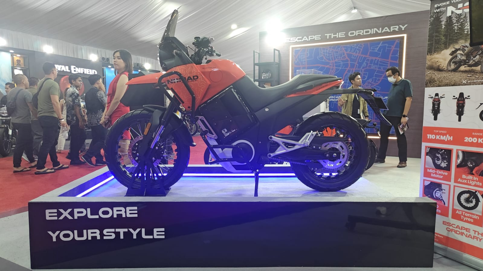 Kupprum NOMAD: Motor Listrik Adventure Ringan dengan Tenaga 11 kW