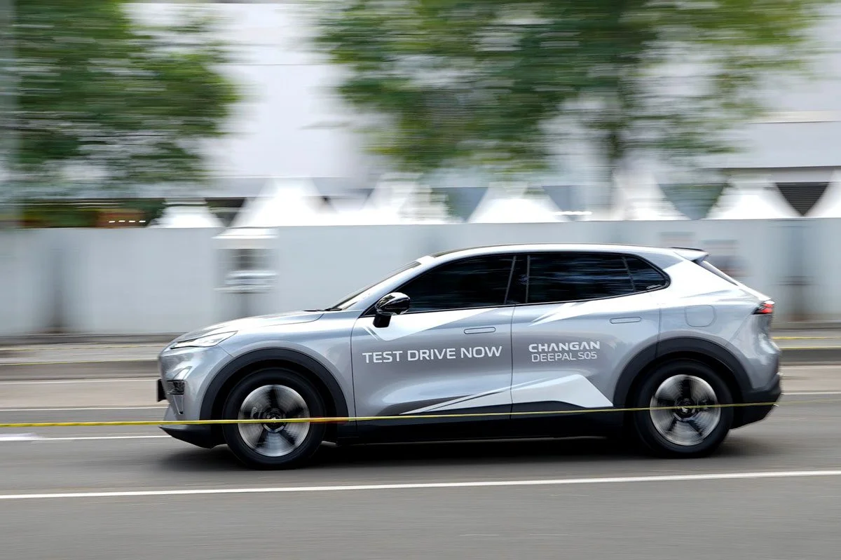 Changan Deepal S05 dan Nevo Q05 Curi Perhatian di Area Test Drive