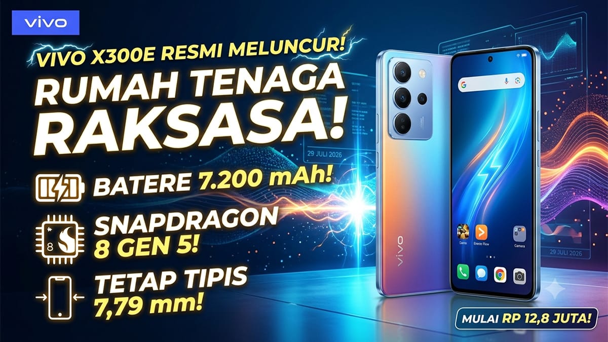 Vivo X300e: Flagship Tipis dengan Baterai 7.200 mAh