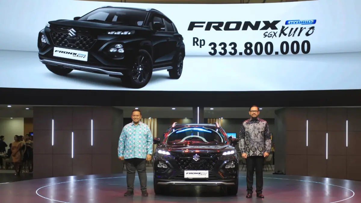 Suzuki Fronx SGX Hybrid Kuro: Sporty Hitam, DVR, dan Harga Rp333 Juta