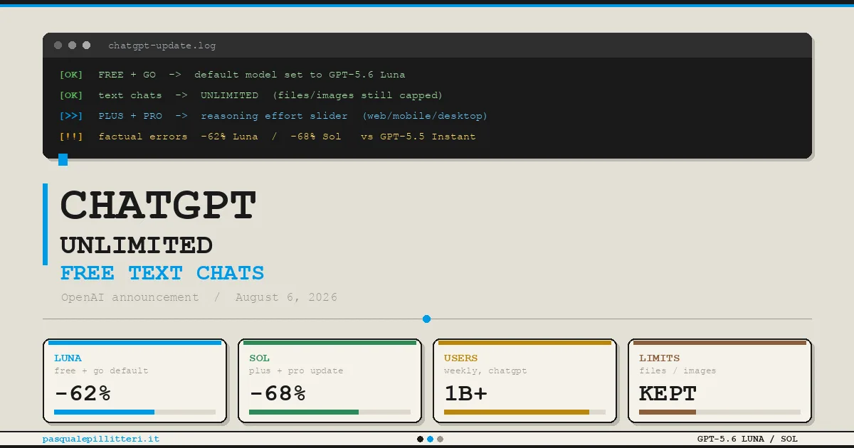 ChatGPT Gratis Tanpa Batas: Strategi Baru OpenAI di Era GPT-5.6 Luna
