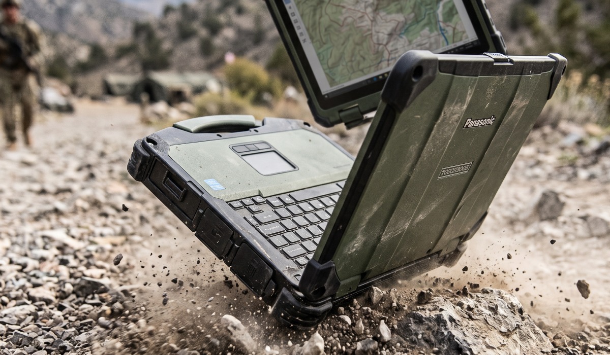 Laptop Tahan Air dan Debu untuk Pekerja Lapangan