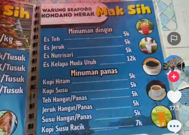 Warung Seafood Kaki Lima Legendaris dari Tegal sampai Cirebon