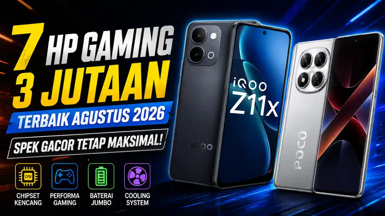 7 Ponsel Gaming 3 Jutaan Terbaik: Layar 120Hz dan Baterai Jumbo