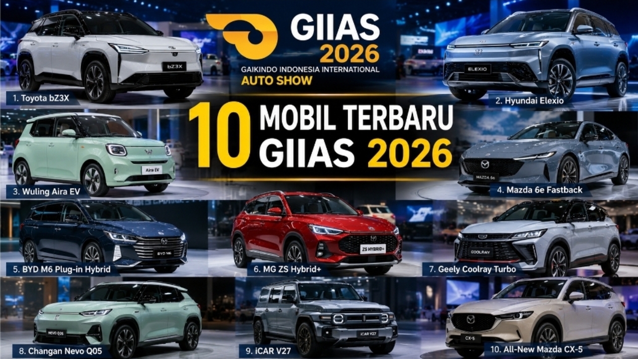 10 Mobil Listrik dan Hybrid Terbaik di GIIAS untuk Pembeli Cerdas