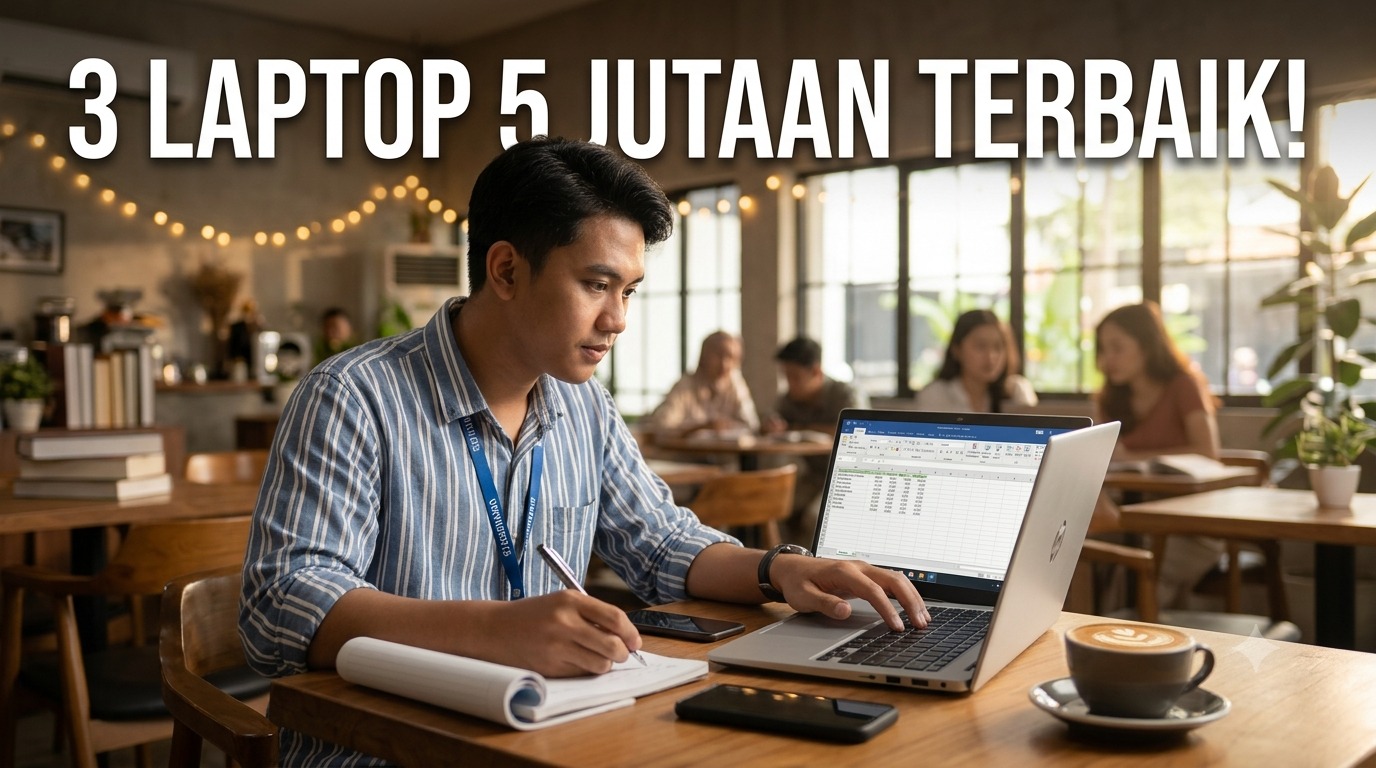 Laptop Rp5 Juta Terbaik untuk Kuliah dan Kerja
