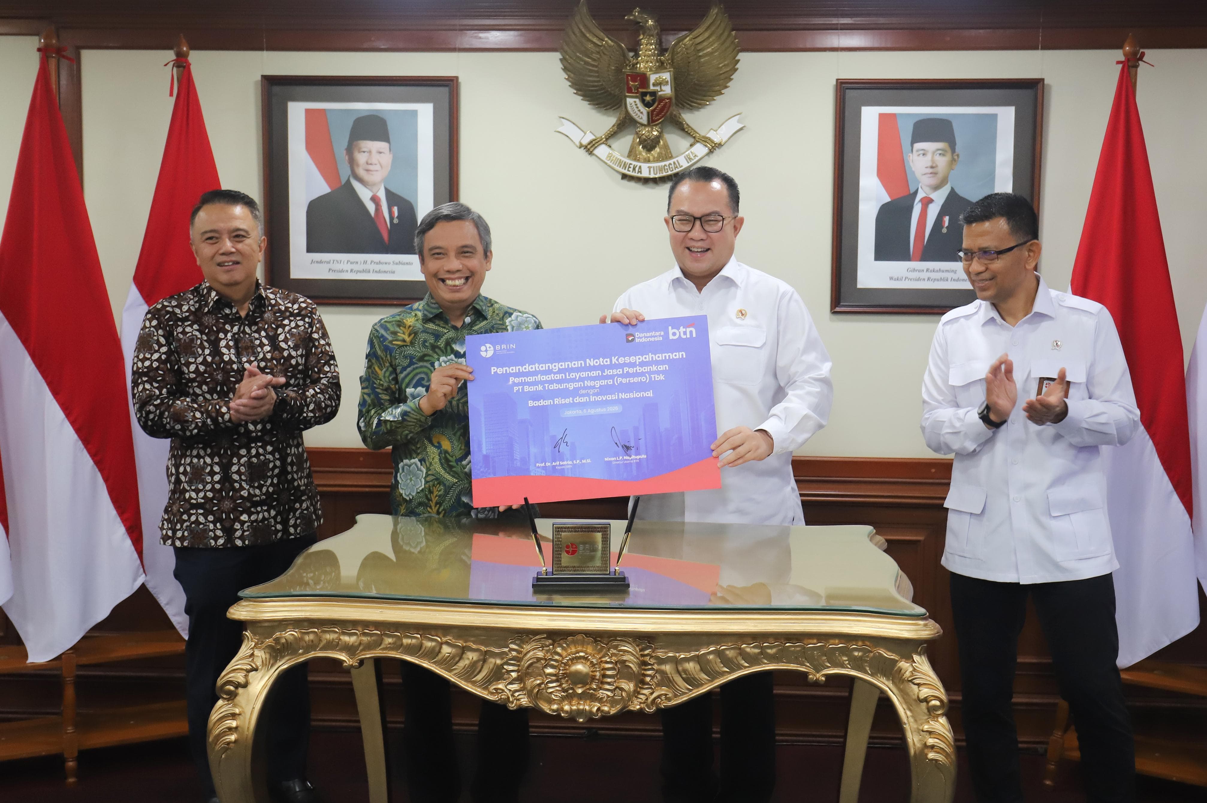 BTN–BRIN Perkuat Kolaborasi: Saat Bank Masuk Ruang Riset