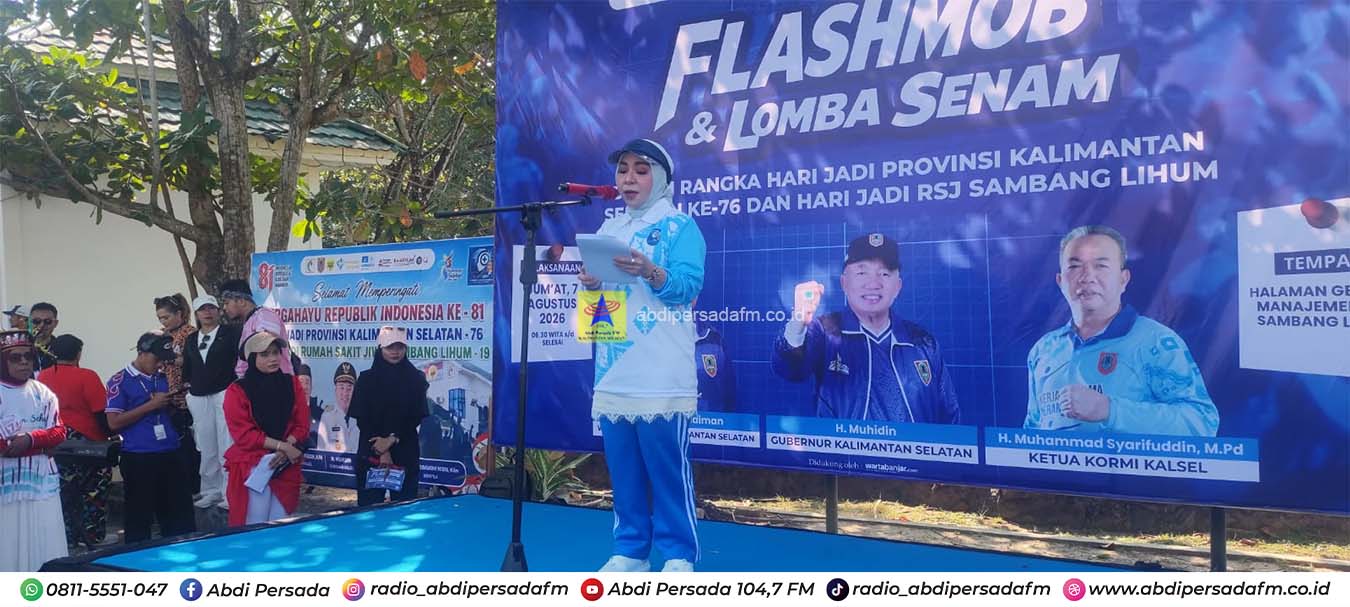 Flashmob dan Senam Komunitas untuk Kesehatan Jiwa