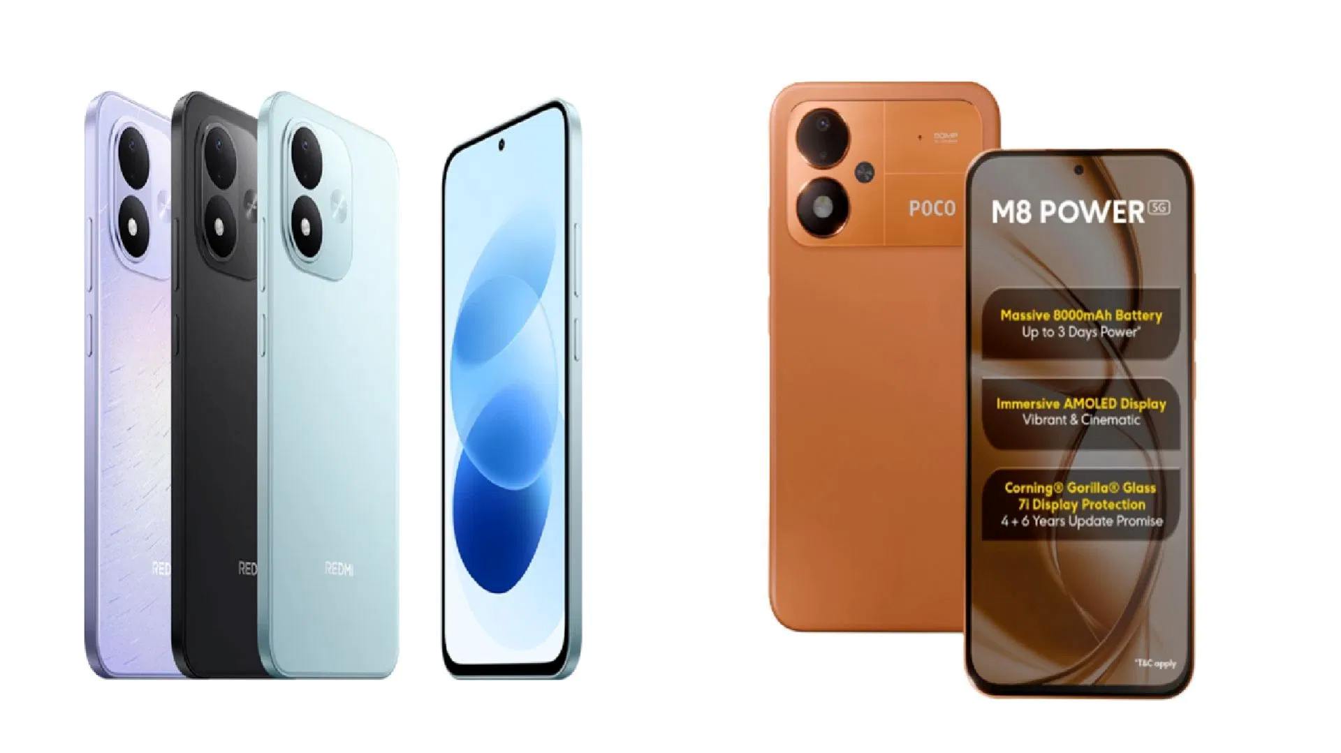 Redmi Note 17 vs POCO M8 Power: Duel Baterai 8.000 mAh untuk Pengguna Hemat