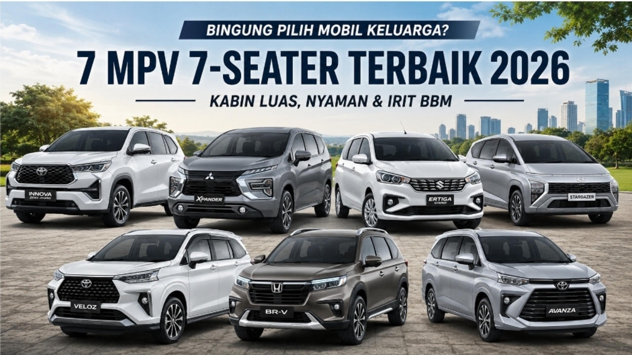 7 MPV 7 Penumpang Terbaik untuk Keluarga Besar