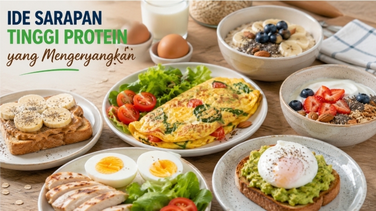 10 Resep Sarapan Tinggi Protein yang Mudah dan Mengenyangkan