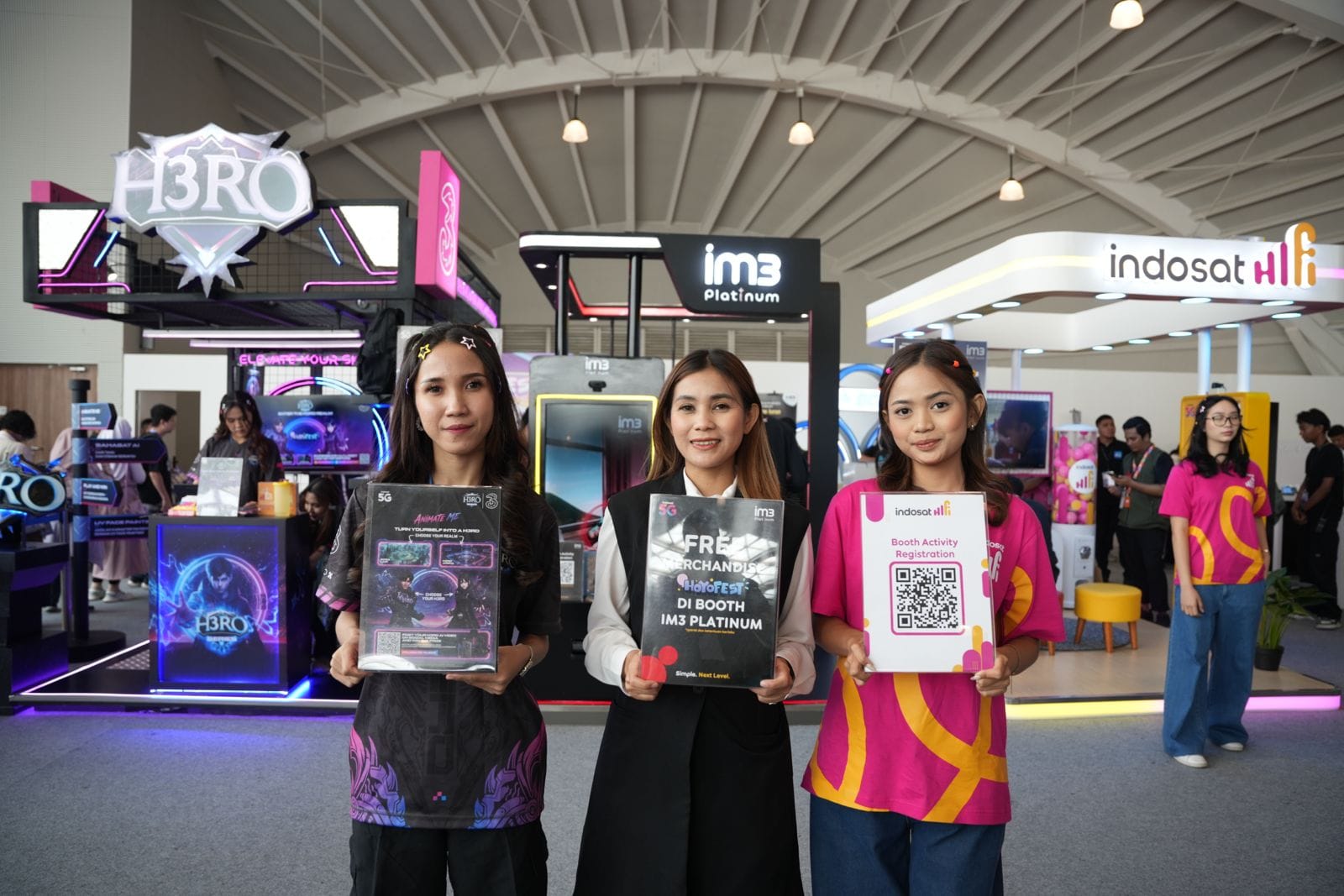 Indosat 5G Membawa Gaming Tanpa Lag ke HoYo FEST