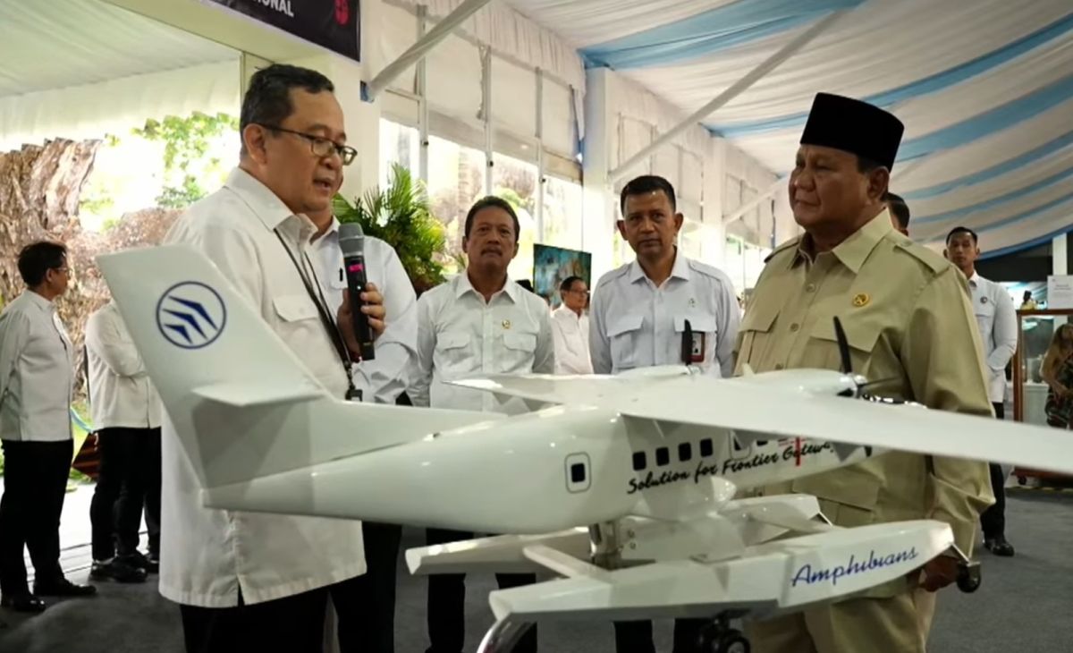 Presiden Tinjau Inovasi BRIN: Pesawat Tanpa Awak hingga Tembok Laut Raksasa
