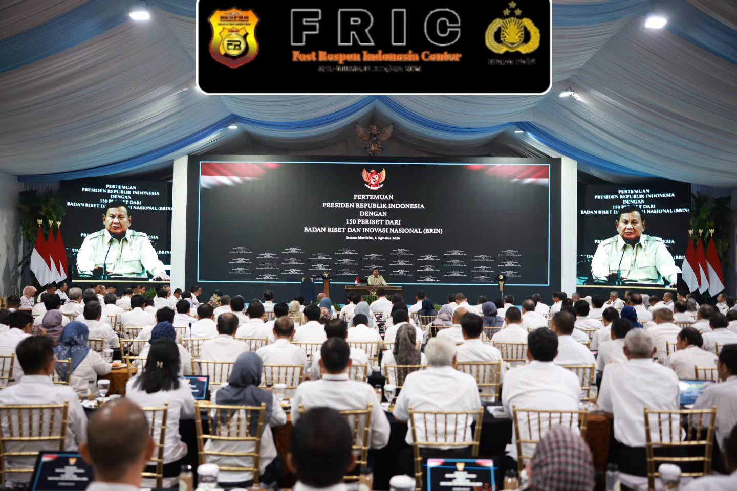 Presiden Prabowo Kumpulkan 150 Periset Terbaik di Istana