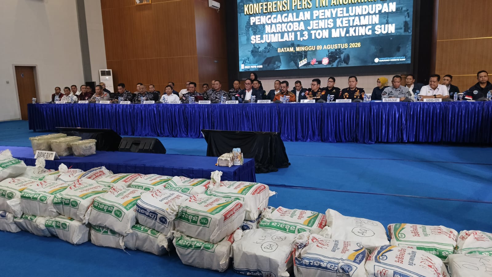 1,3 Ton Ketamin Disita di Kepri: Sinyal Keras Perang Terhadap Narkotika Lintas Negara