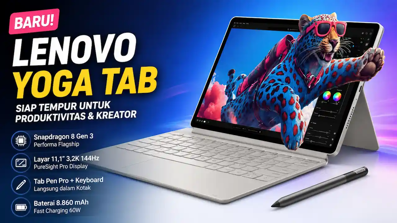 Lenovo IdeaTab Pro Gen 2 vs Yoga Tab: Tablet Pengganti Laptop?