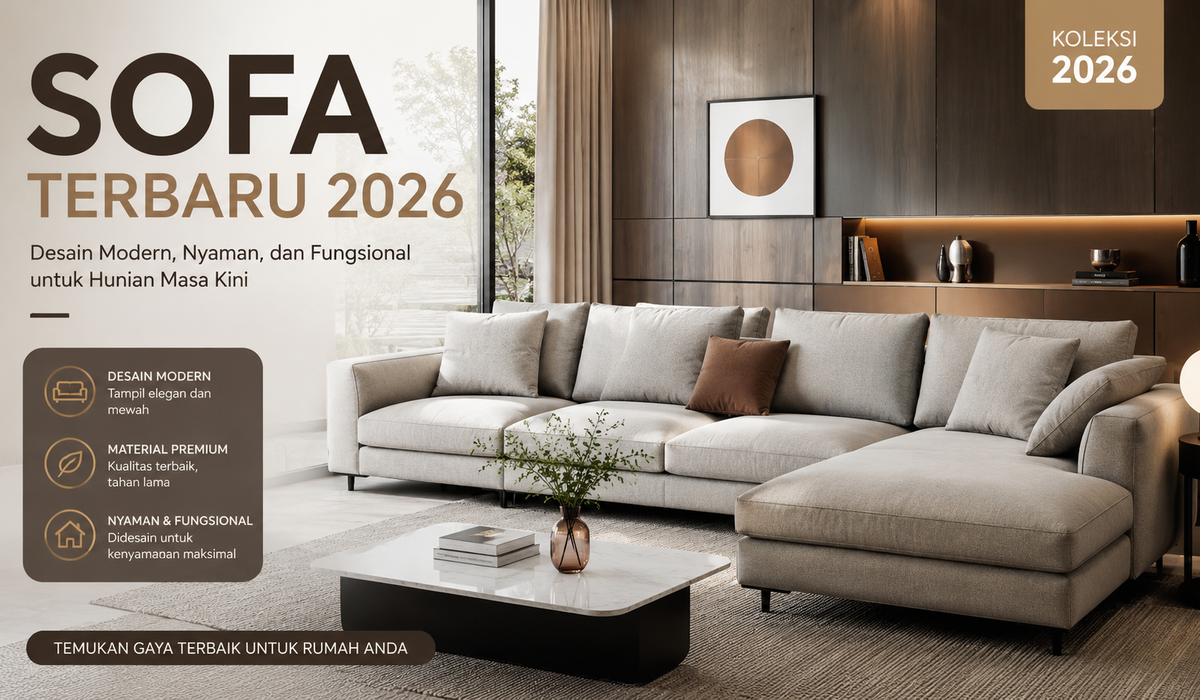 Memilih Sofa Minimalis Modern untuk Apartemen Kecil