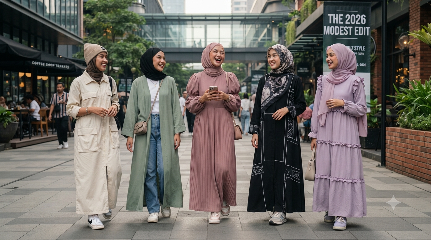 Abaya dan Hijab Modern Gen Z: Dari Syar’i ke Gaya Harian