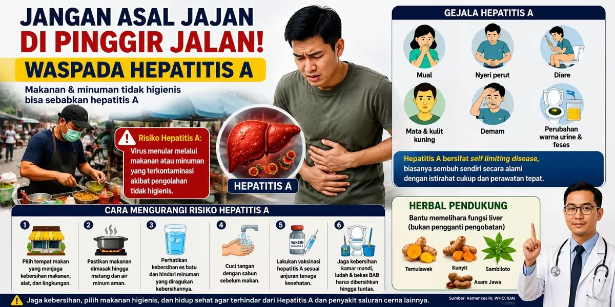 Hepatitis A dari Makanan Kaki Lima: Cara Memilih Pedagang Aman