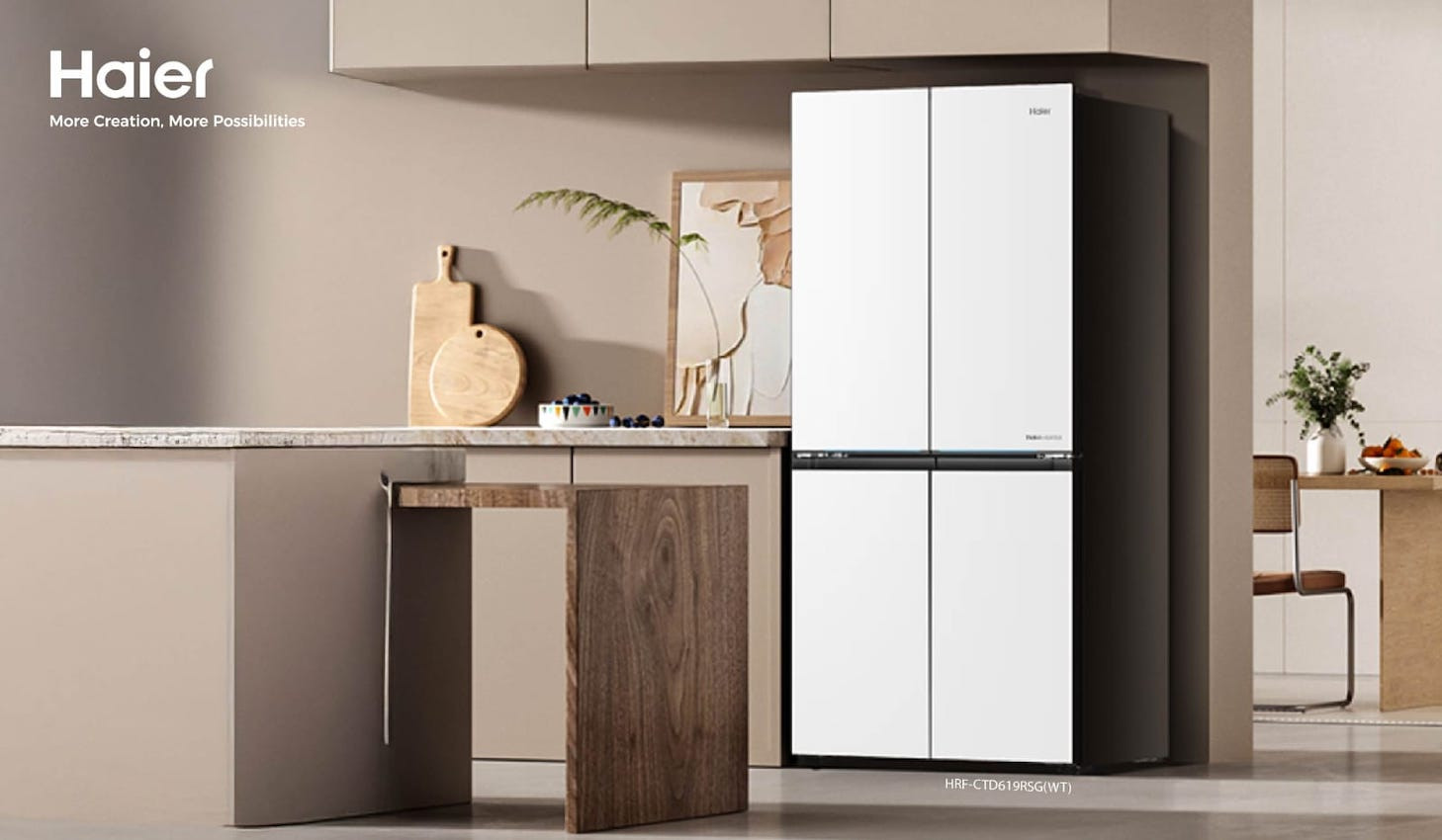 Kulkas Premium Haier Horizon Series 650 Liter: WiFi untuk Rumah Pintar