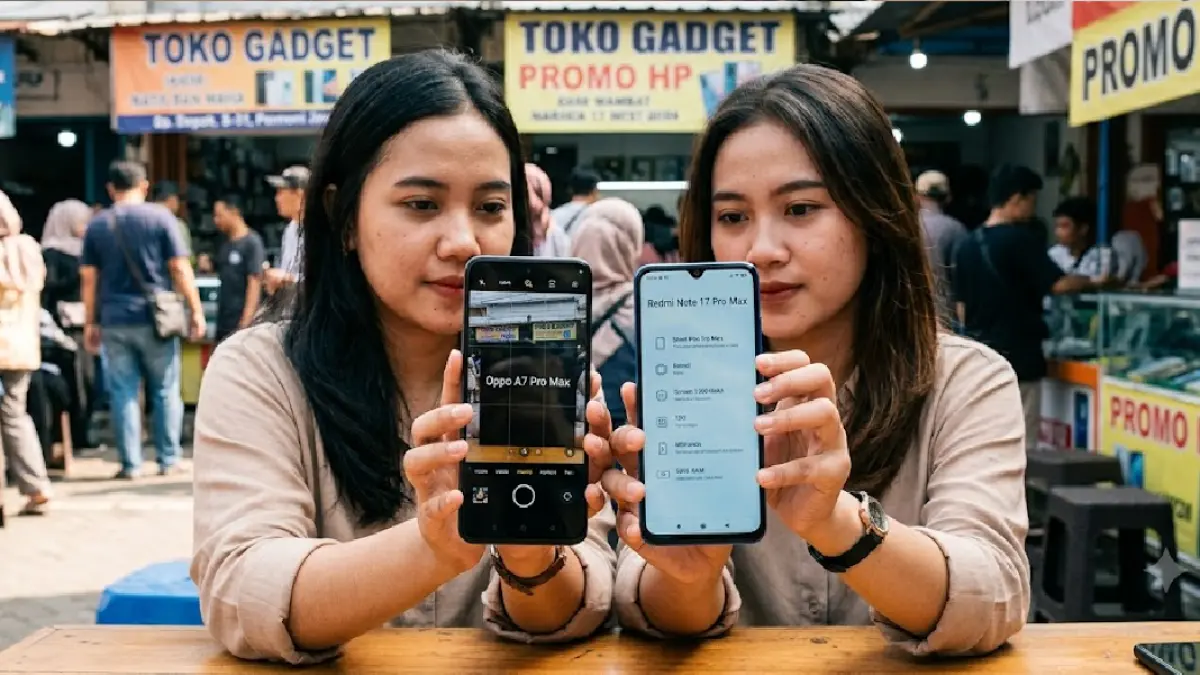 Oppo A7 Pro Max vs Redmi Note 17 Pro Max: Duel Ponsel Midrange Baterai Jumbo
