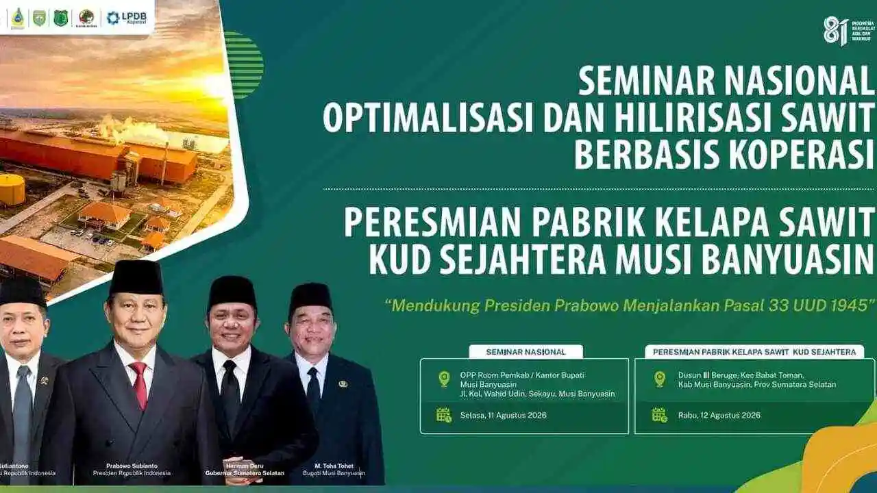 Muba Model Hilirisasi Sawit Berbasis Koperasi