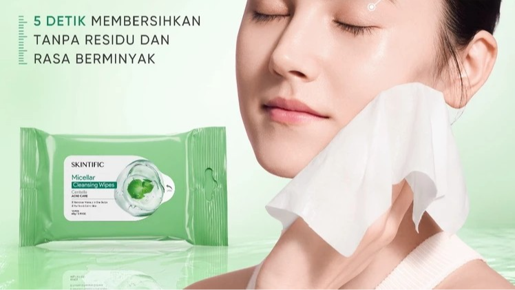 Pembersih Wajah Praktis untuk Kulit Berjerawat: Micellar Wipes Lembut dan Efektif
