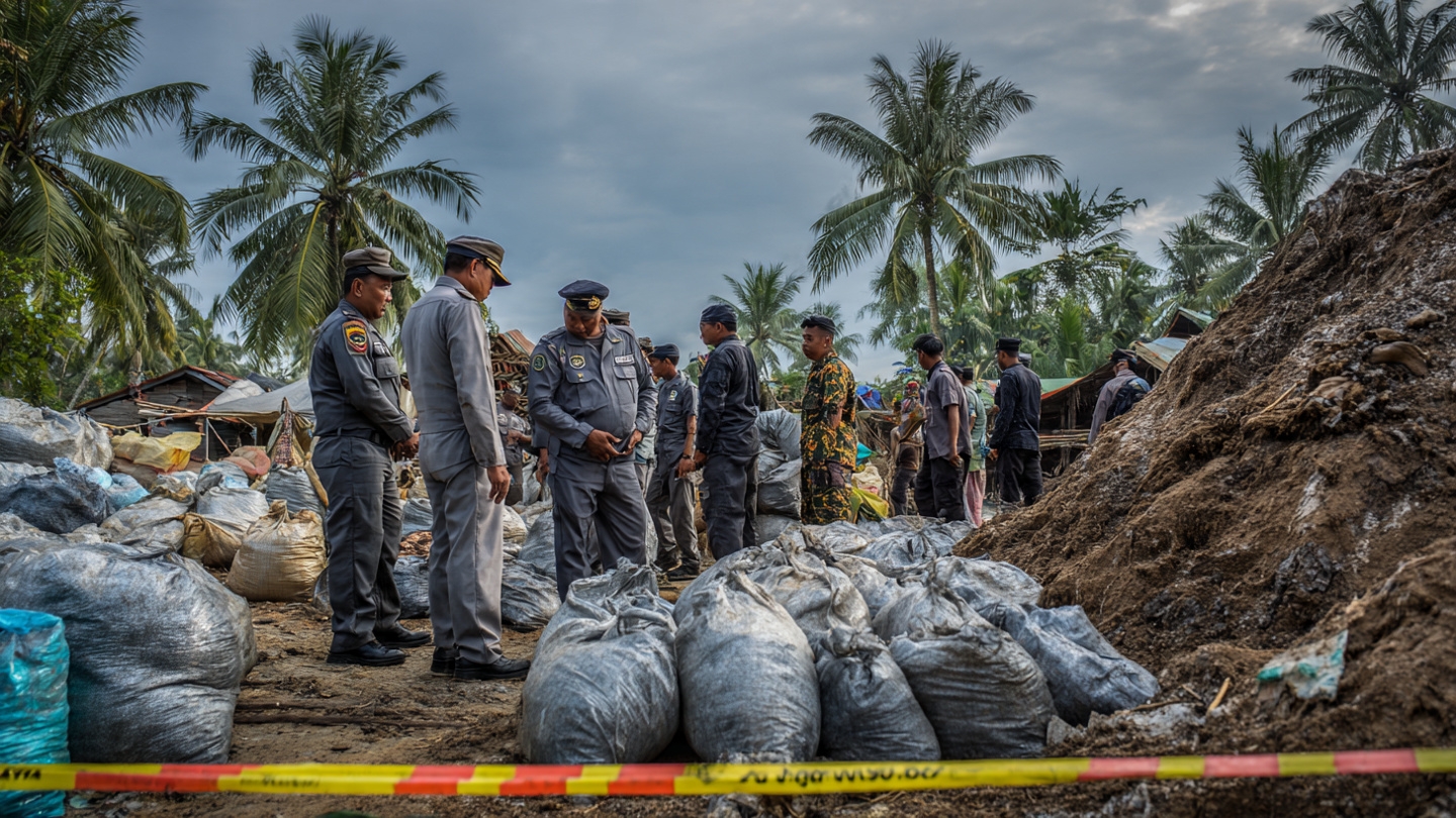Operasi Gabungan Bongkar Modus Perdagangan Timah Gelap di Belitung