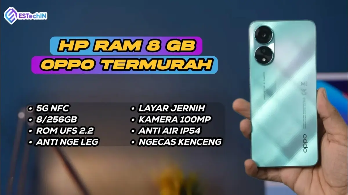 HP OPPO RAM 8GB di Bawah Rp3 Juta untuk Multitasking