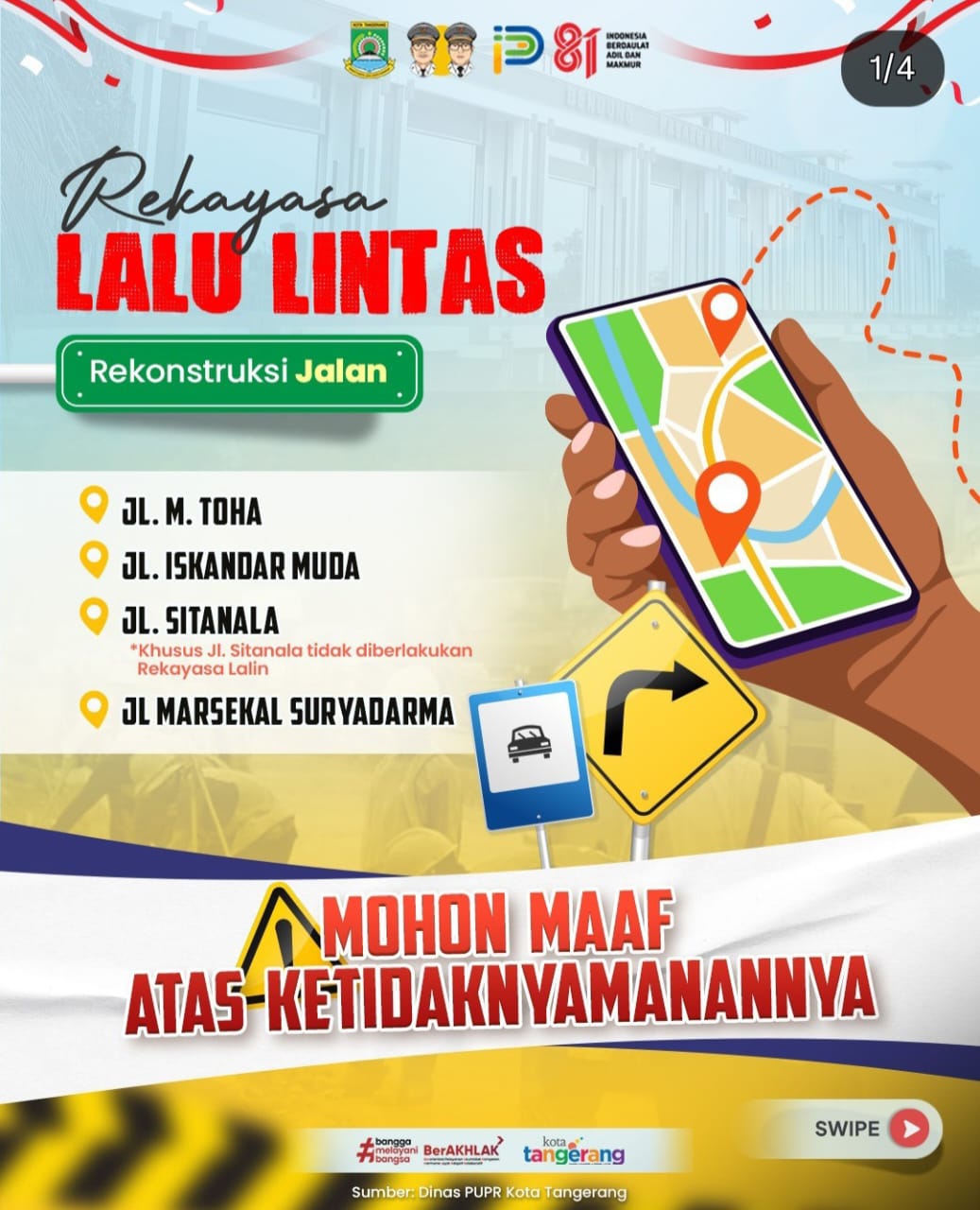 Rekayasa Lalu Lintas Tangerang: Peta Pengalihan, Macet, dan Strategi Warga