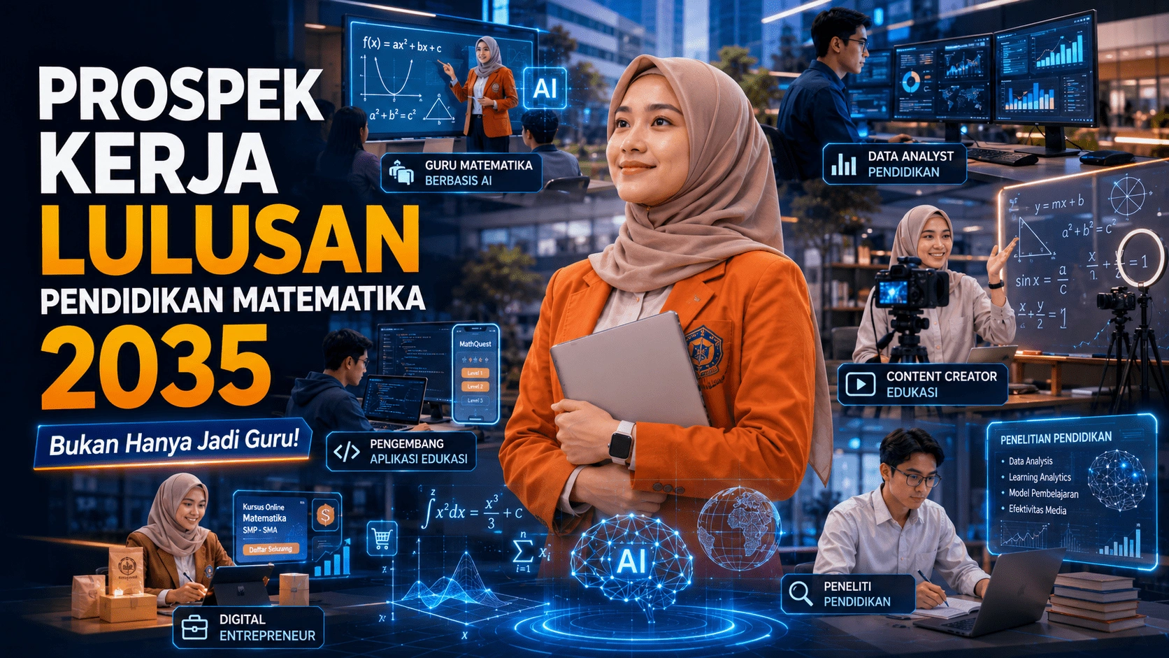 Guru Matematika di Era Digital: Karir, Konten, dan Teknologi