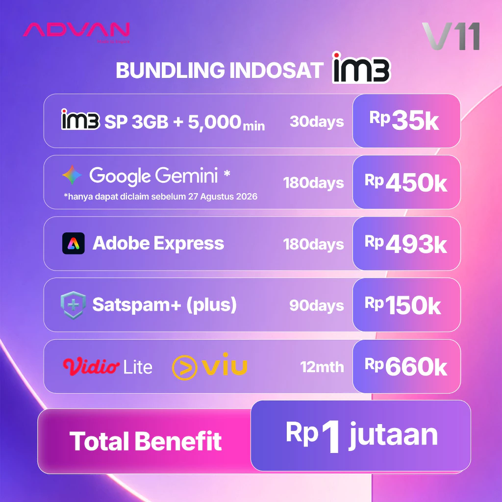 Advan Tab V11: Tablet Entry-Level dengan AI Gemini untuk Pelajar